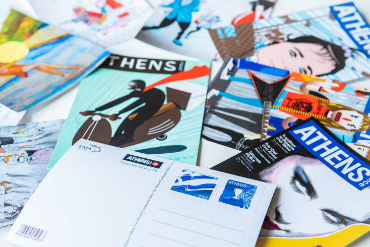 συλλεκτικές carte-postale ATHENS VOICE
