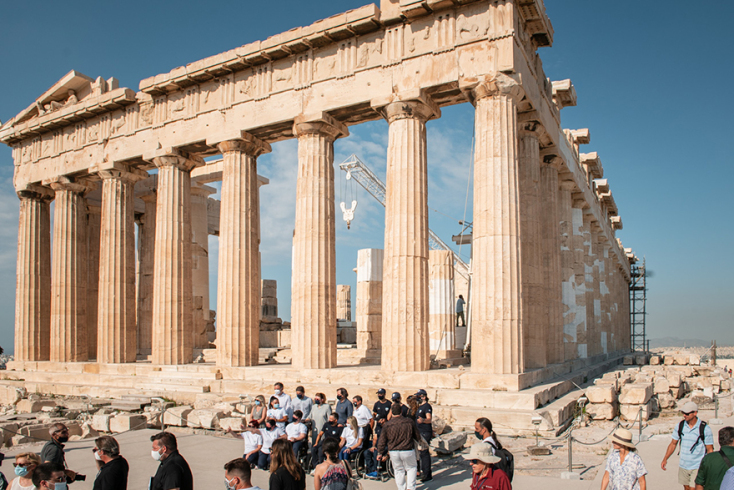 Μέλη της Παραολυμπιακή Ομάδας επισκέφθηκαν την Ακρόπολη λίγο πριν την Παραολυμπιάδα του Τόκιο