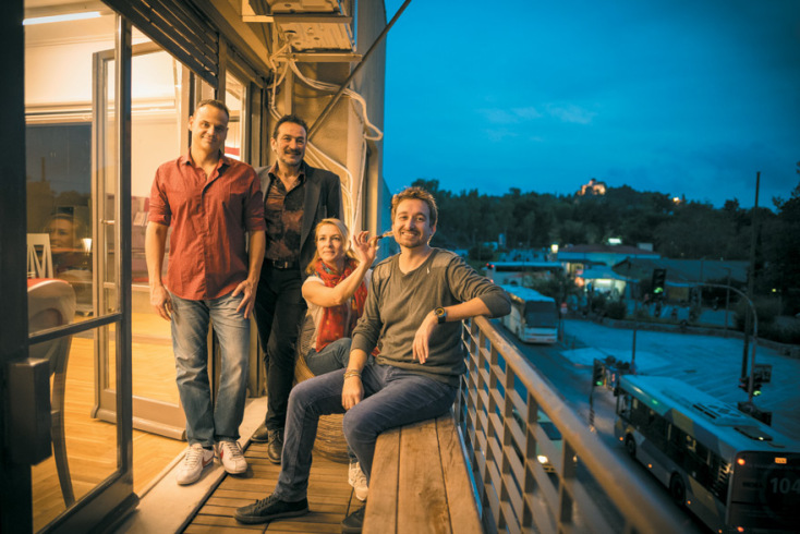 Απόστολος Καλτσάς, Κυριάκος Χατζημιχαηλίδης, Ανδρομάχη Δαυλού, Θράσος Χριστόπουλος - Μικρό Πολυτεχνείο