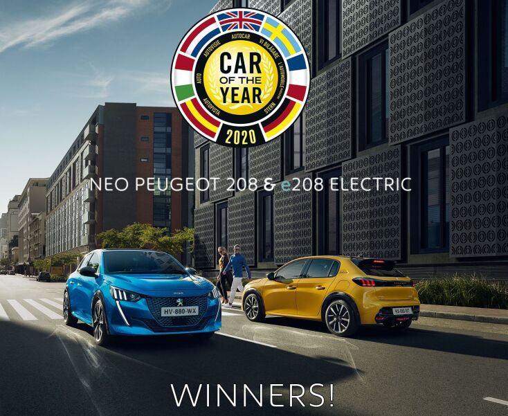 Το Peugeot 208 αυτοκίνητο της χρονιάς 2020