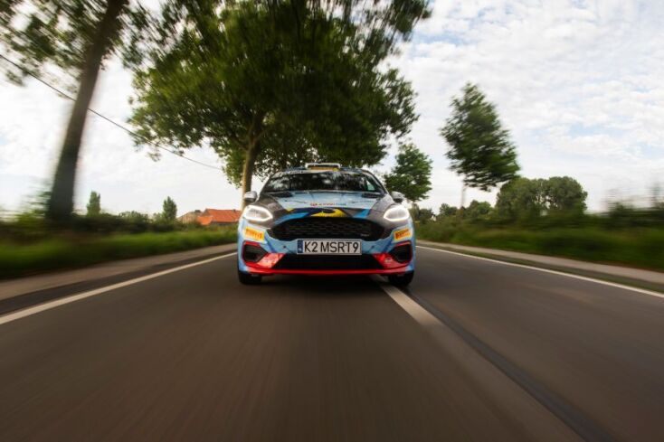 Στιγμιότυπο από τον αγώνα Ράλι Ypres στο Βέλγιο