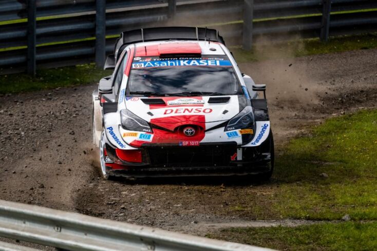 Στιγμιότυπο από τον αγώνα Ράλι Ypres στο Βέλγιο