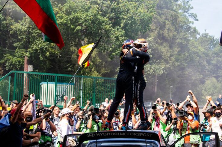 Στιγμιότυπο από τον αγώνα Ράλι Ypres στο Βέλγιο