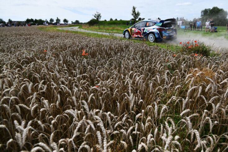 Στιγμιότυπο από τον αγώνα Ράλι Ypres στο Βέλγιο