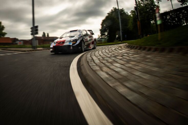 Στιγμιότυπο από τον αγώνα Ράλι Ypres στο Βέλγιο