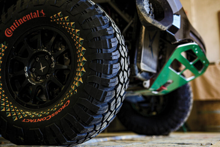 Φωτογραφία με ζουμ σε ελαστικά αυτοκινήτου