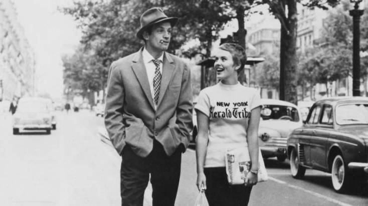 «À Bout de Souffle (Με Κομμένη την Ανάσα)» του Ζαν-Λικ Γκοντάρ με την Τζιν Σίμπεργκ και τον Ζαν-Πολ Μπελμοντό  