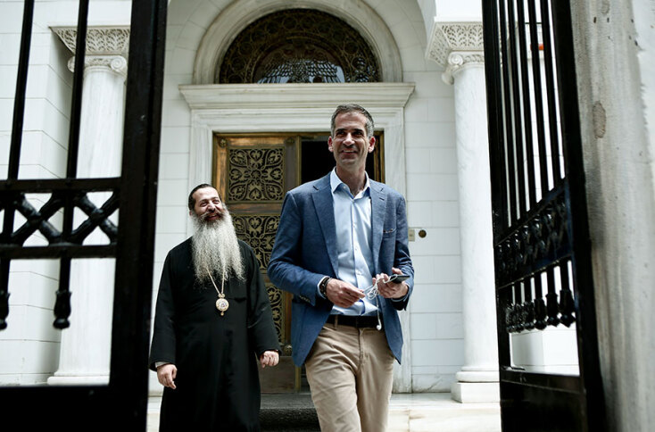 Ο Κώστας Μπακογιάννης συναντήθηκε με τον Αρχιεπίσκοπο Ιερώνυμο