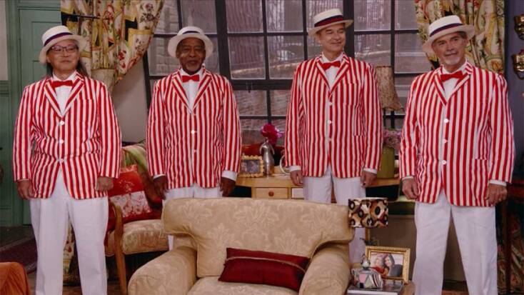 Το barbershop quarter στο «Friends: The Reunion»