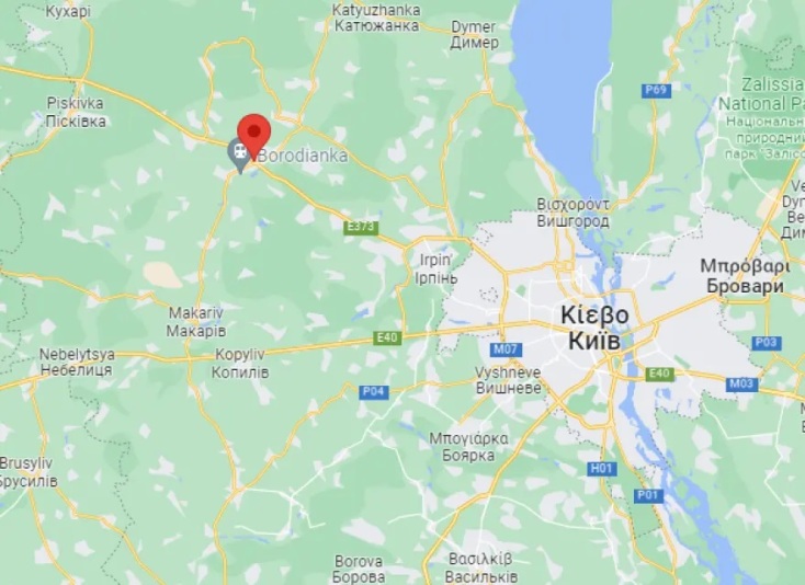 Ο οικισμός Μποροντιάνκα κοντά στο Κίεβο