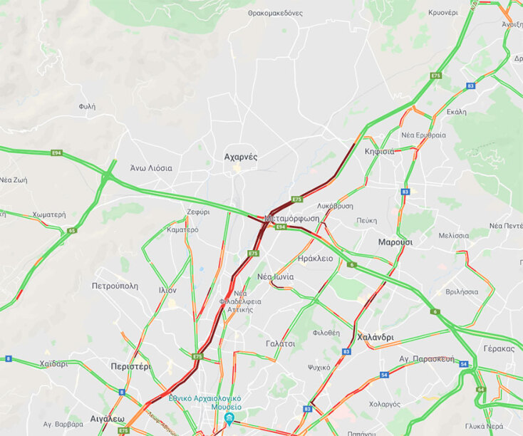 Μποτιλιάρισμα στον Κηφισό