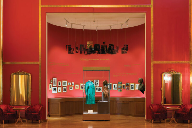 Μικρή μόνιμη έκθεση αφιερωμένη στη Μαρία Κάλλας, στο φουαγιέ του θεάτρου ΟΛΥΜΠΙΑ, που εγκαινιάστηκε το 2019.(μουσειογραφικός σχεδιασμός και επιμέλεια: Ερατώ Κουτσουδάκη) 