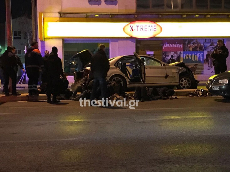 Κινηματογραφική καταδίωξη στη Θεσσαλονίκη: Ι.Χ. κόπηκε στη μέση