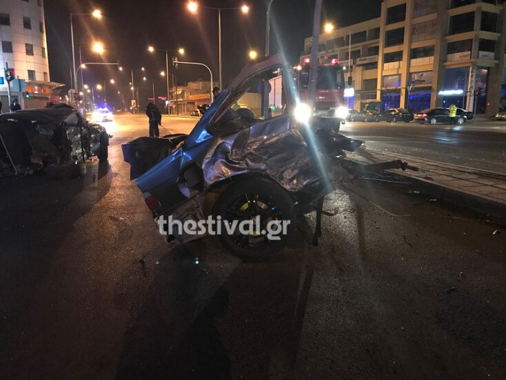 Κινηματογραφική καταδίωξη στη Θεσσαλονίκη: Ι.Χ. κόπηκε στη μέση