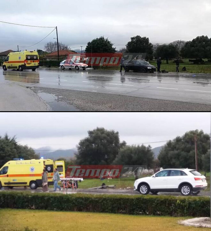 Τροχαίο στην Ε.Ο. Πατρών-Πύργου