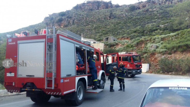 Χανιά: Αυτοκίνητο έπεσε σε γκρεμό