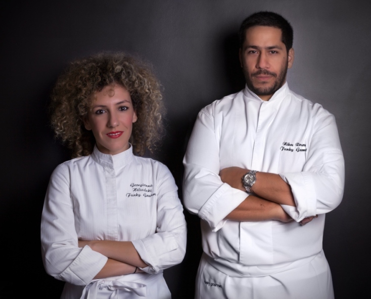 H Γεωργιάννα Χιλιαδάκη και ο Νίκος Ρούσσος