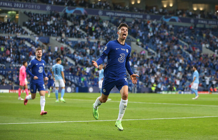 Μάντσεστερ Σίτι - Τσέλσι: Με τη γλώσσα έξω ο Χάβερντς, έχοντας ανοίξει το σκορ για τους Λονδρέζους στον τελικό του Champions League