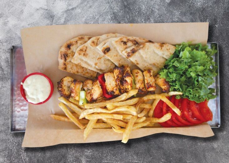 Κοτόπουλο στη βέργα στο City Grill