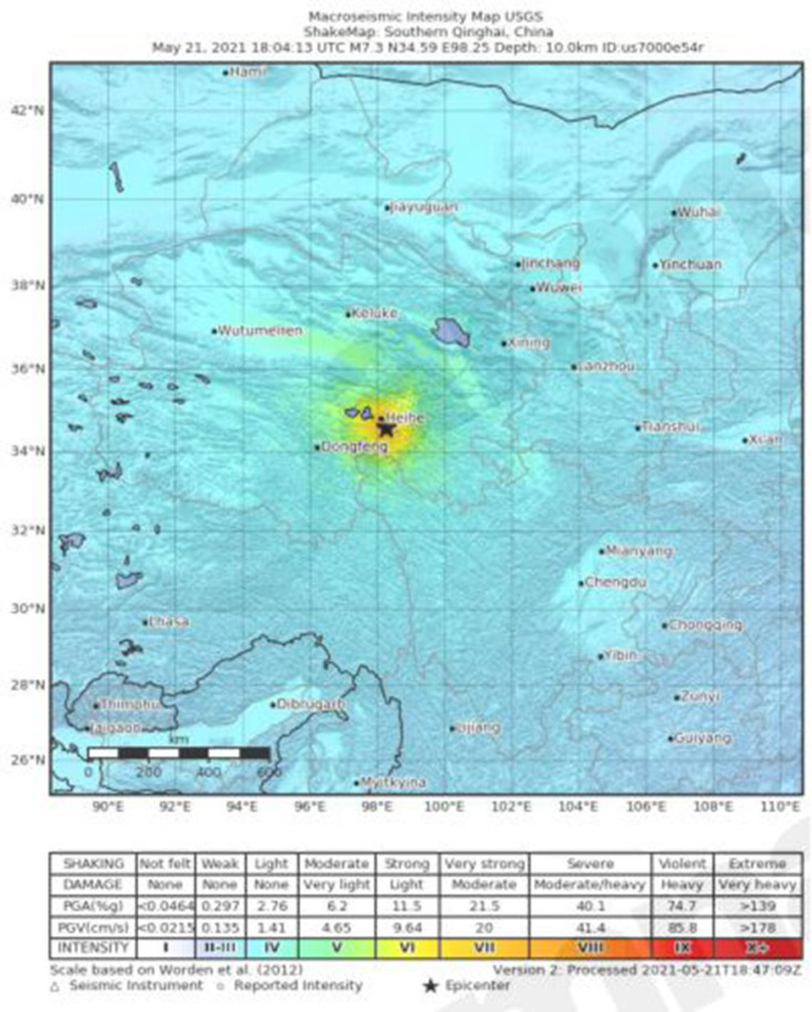 Κίνα: Ισχυρός σεισμός 7,4 Ρίχτερ στην επαρχία Τσινγκάι
