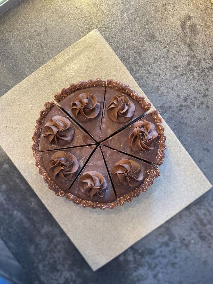 Tάρτα σοκολάτα από το Yum Guilt Free