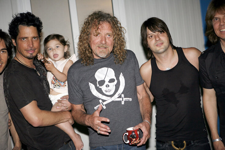 Στιγμιότυπο από τη συναυλία του Chris Cornell στο Rockwave Festival, τον Ιούλιο του 2007 στην Αθήνα