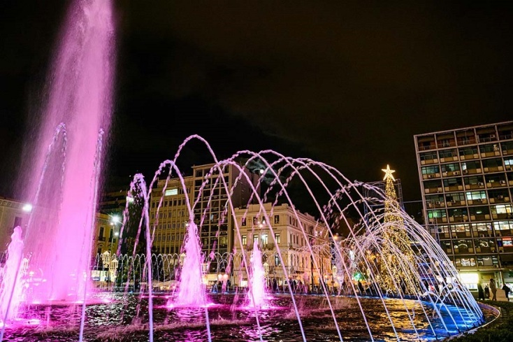 Η πλατεία Ομόνοιας.