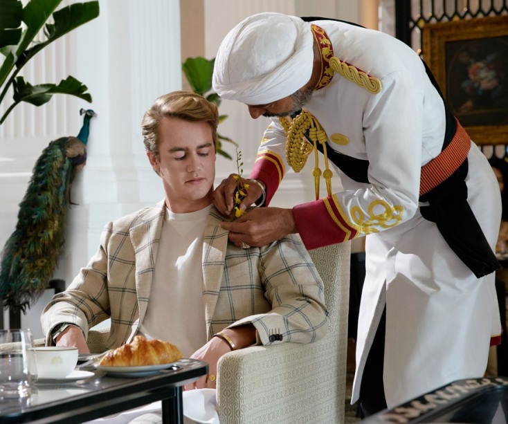 Ο Μαρκήσιος του Blandford και μελλοντικός Δούκας του Marlborough, George Spencer-Churchill, ξάδερφος της Νταϊάνα και απόγονος του Ουίνστον Τσώρτσιλ