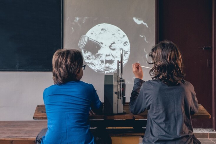 Στιγμιότυπο από το νέο εκπαιδευτικό - κινηματογραφικό εργαστήριο με τίτλο «Παίζουμε Κινηματογράφο στα  Μικρά Σχολεία»