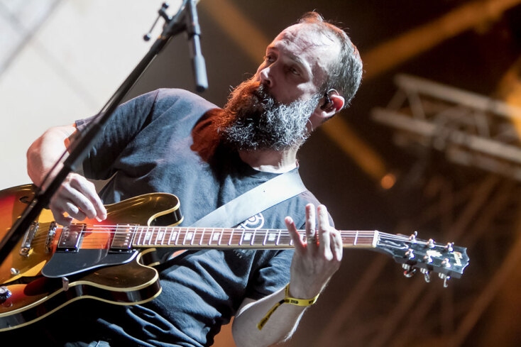 Το συγκρότημα Clutch σε συναυλία στο Release Athens Festival