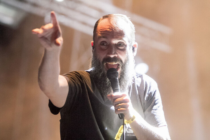 Το συγκρότημα Clutch σε συναυλία στο Release Athens Festival