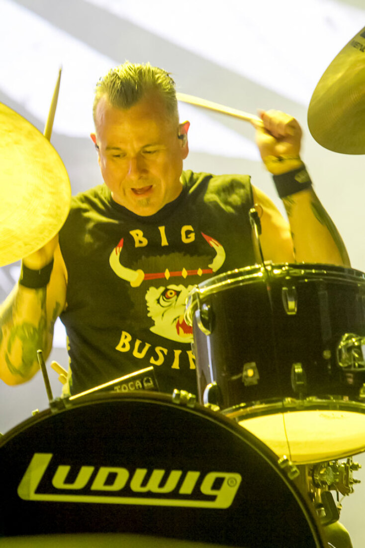 Το συγκρότημα Clutch σε συναυλία στο Release Athens Festival