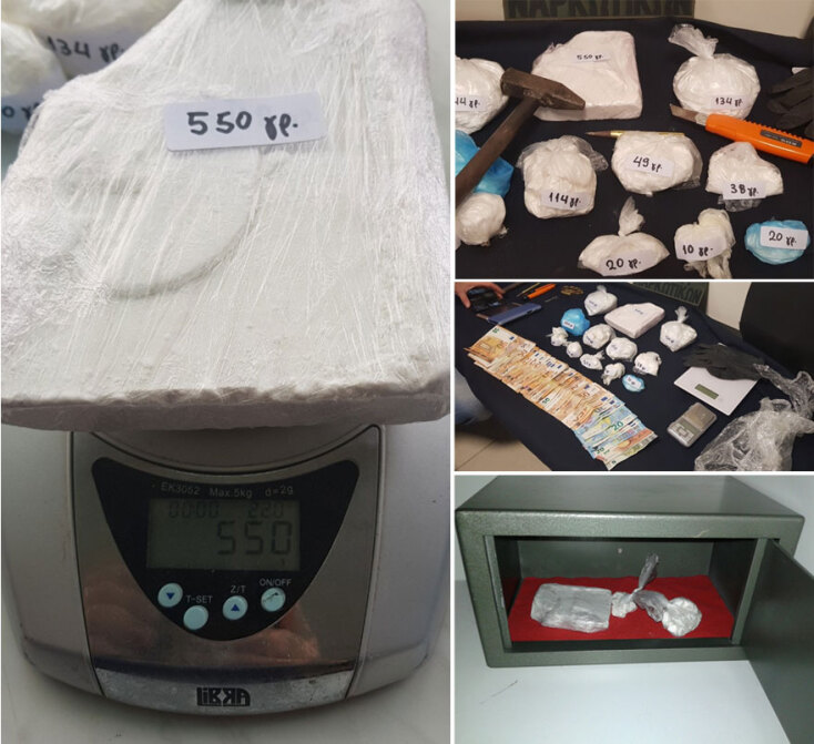 Συλλήψεις για κοκαΐνη στην Κρήτη