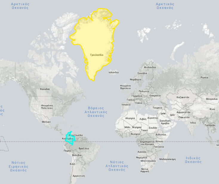 Γροιλανδία - Κολομβία