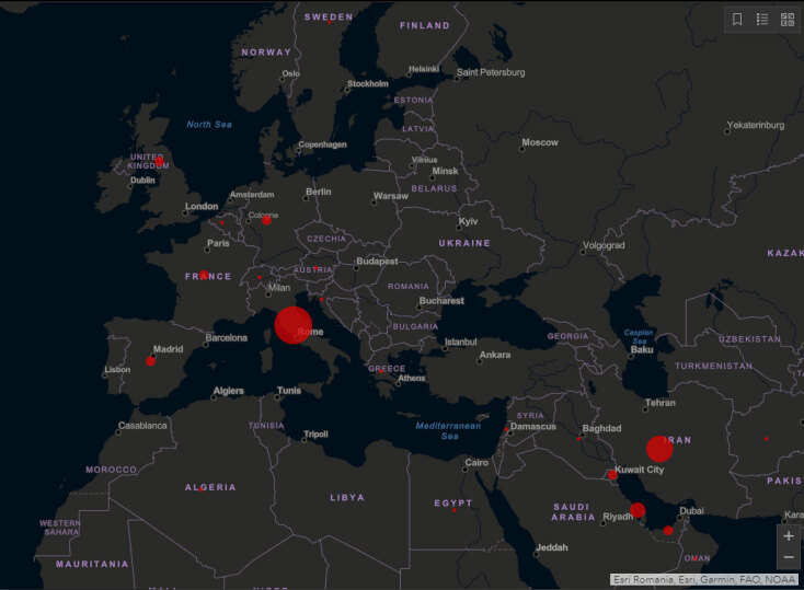 Η Ελλάδα μπήκε στον παγκόσμιο χάρτη του κοροναϊού