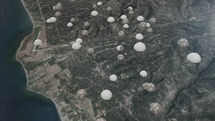 Εικόνα από το ντοκιμαντέρ «Επιχείρηση Ερμής - Η Μάχη της Κρήτης»