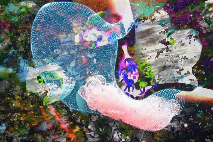 Έργο του Costas Picadas που συμπεριλαμβάνεται στην έκθεση «Finding the ties between science and nature».