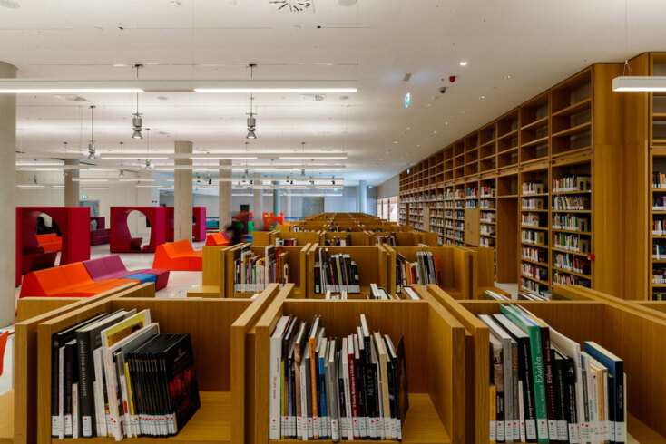 Δανειστικό Τμήμα της Εθνικής Βιβλιοθήκης της Ελλάδος © ΕΒΕ / Νίκος Καρανικόλας