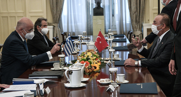 ΣΥΝΑΝΤΗΣΗ ΤΟΥ ΥΠΕΞ Ν. ΔΕΝΔΙΑ ΜΕ ΤΟΝ ΤΟΥΡΚΟ ΟΜΟΛΟΓΟ ΤΟΥ Μ. ΤΣΑΒΟΥΣΟΓΛΟΥ