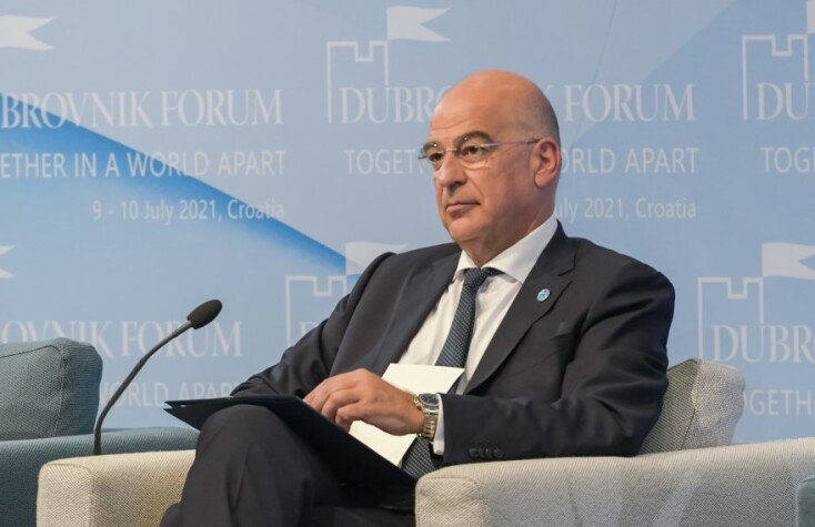 Ο υπουργός Εξωτερικών Νίκος Δένδιας © ΑΠΕ-ΜΠΕ