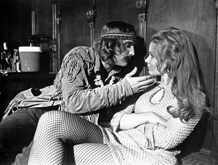 Σκηνή από την ταινία Easy Rider με τους Τζακ Νίκολσον, Πίτερ Φόντα