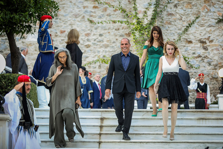 ΓΙΑΝΝΗΣ ΒΑΡΟΥΦΑΚΗΣ - ΣΟΦΙΑ ΣΑΚΟΡΑΦΑ  /  ΔΕΞΙΩΣΗ ΣΤΟ ΠΡΟΕΔΡΙΚΟ ΜΕΓΑΡΟ ΓΙΑ ΤΗΝ 46Η ΕΠΕΤΕΙΟ ΑΠΟ ΤΗΝ ΑΠΟΚΑΤΑΣΤΑΣΗ ΤΗΣ ΔΗΜΟΚΡΑΤΙΑΣ ΤΗΝ ΧΩΡΑ