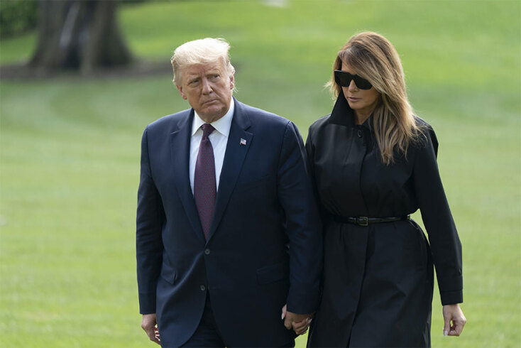 Ντόναλντ Τραμπ και Μελάνια στον Λευκό Οίκο - Ο απερχόμενος Αμερικανός πρόεδρος ευχαρίστησε τη σύζυγό του στην αποχαιρετιστήρια ομιλία του
