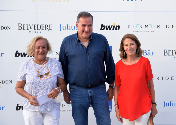 Λίζα Σταθάτου, Πρόεδρος Οργανωτικής Επιτροπής SCYR - Σπύρος Καπράλος, Πρόεδρος Ελληνικής Ολυμπιακής Επιτροπής - Άννα Ανδρεάδη, Μελος ΔΣ Ναυτικού Ομίλου Ελλάδος