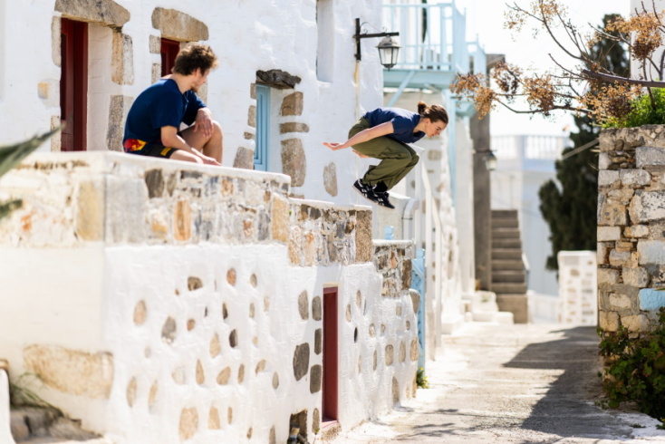 Φωτογραφία αθλητών του Red Bull Art of Motion.