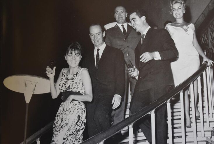 Με τη Ζωή Κουρούκλη, τον Τάκη Μωράκη, τον Φώτη Δήμα και τη Νάντια Κωνσταντοπούλου                                                                               , Τάκης Μωράκης, Φώτης Δήμας, Νάντια Κωνσταντοπούλου