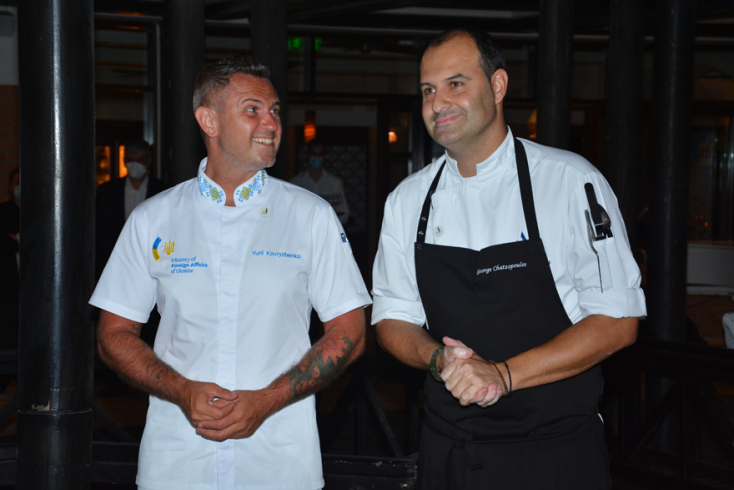 Chef Υurii Kovryzhenko, Chef Γιώργος Χατζόπουλος