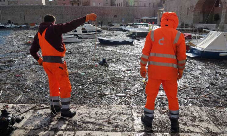 Ντουμπρόβνικ, σκουπίδια