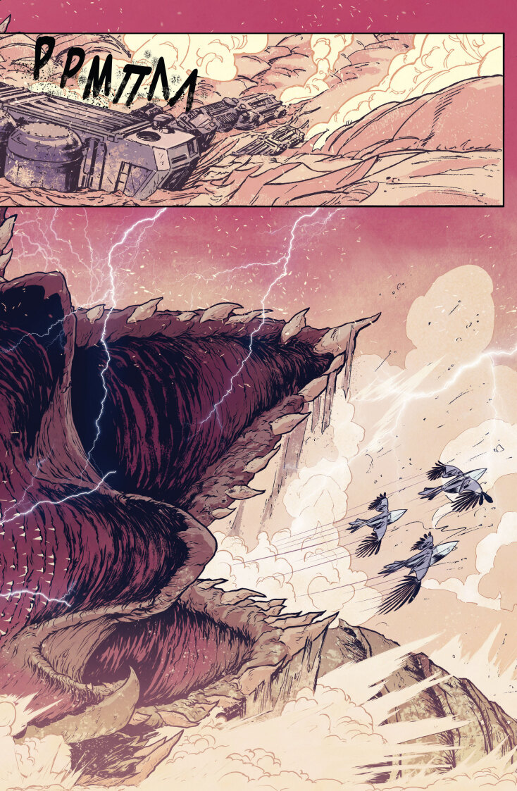 Καρέ από το graphic novel του βιβλίου Dune από τις εκδόσεις Anubis