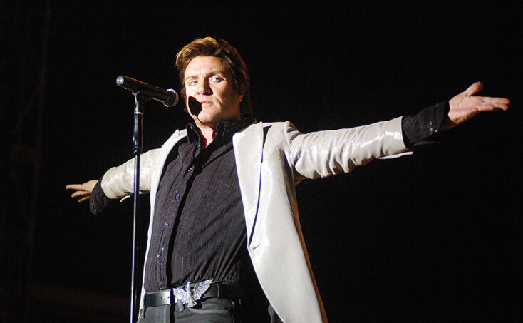 Στιγμιότυπο από τη συναυλία των Duran Duran στην Ελλάδα το καλοκαίρι του 2005